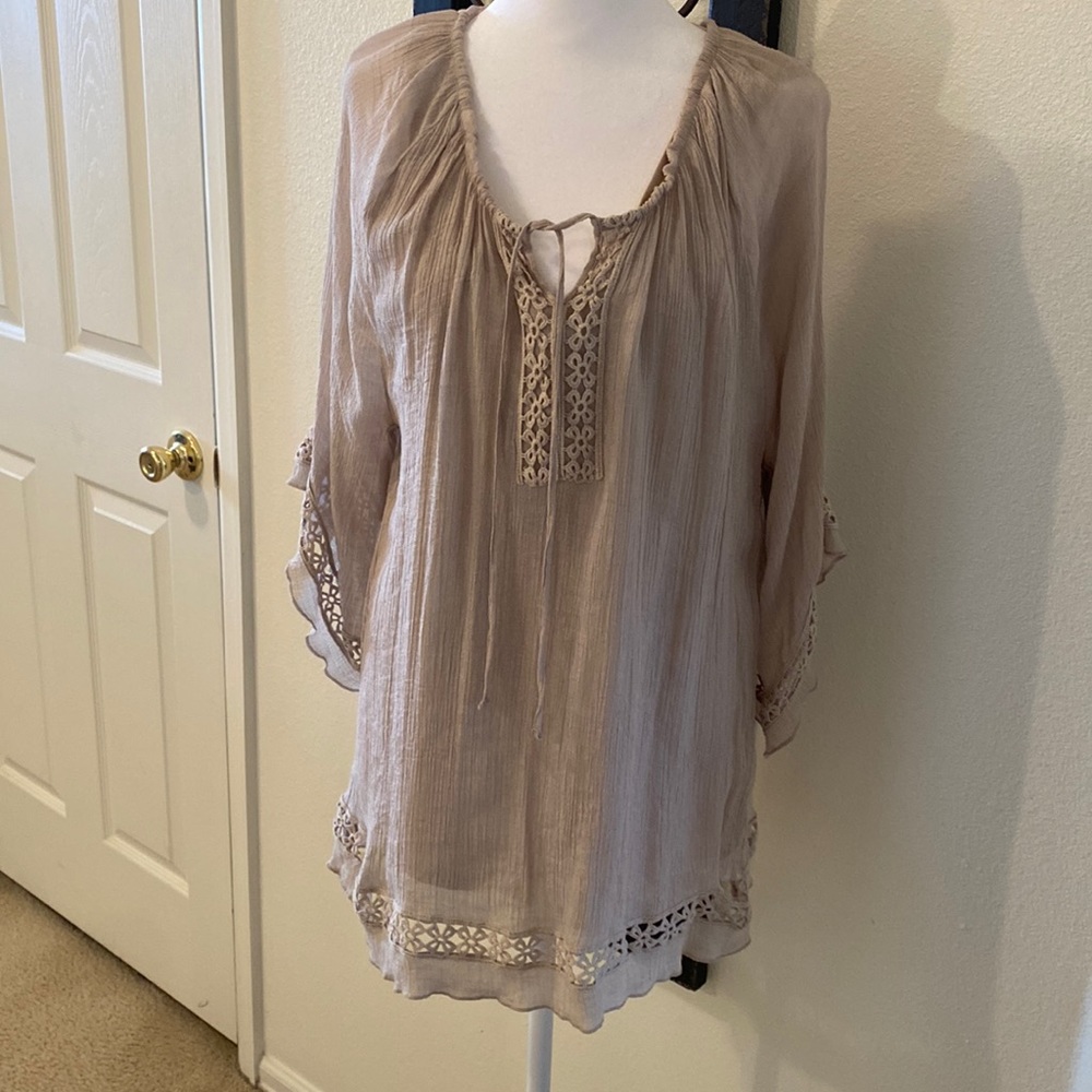 Dress Barn Gauze Top with Matching Tank